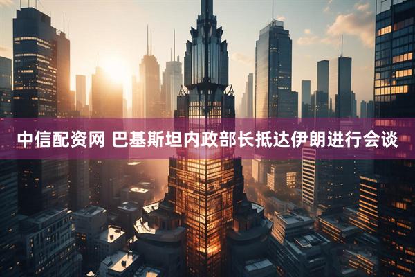 中信配资网 巴基斯坦内政部长抵达伊朗进行会谈